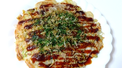 トマトのお好み焼き