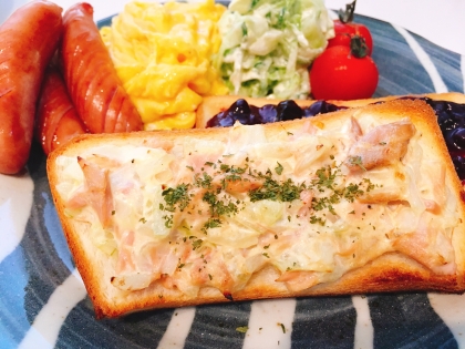 どこか懐かしい味がして,美味しく頂きました！主人が玉ねぎの辛さと舌に残る香りが嫌いなので水にさらさず,ウチではレンジで1分チンしてみました(*ˊᵕˋ*)