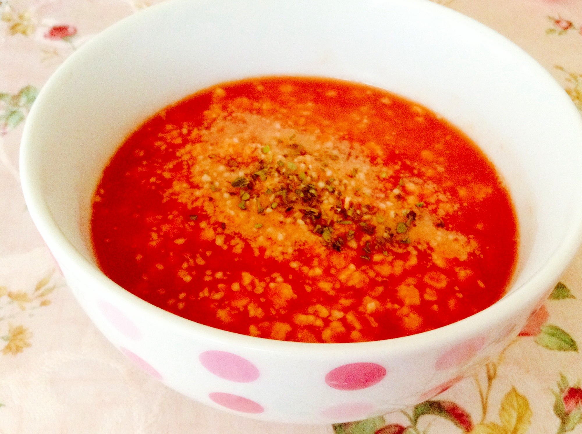 トマトジュースで オートミール粥 レシピ 作り方 By やなママ 楽天レシピ