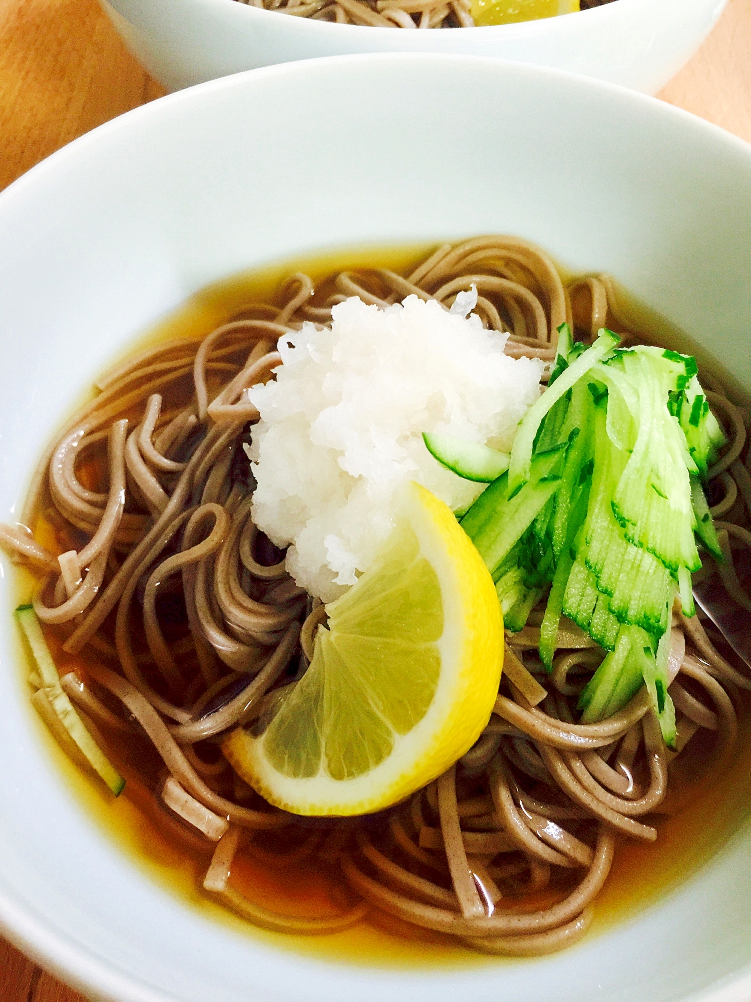 ピリッと辛味大根で！さっぱりたっぷりおろし蕎麦