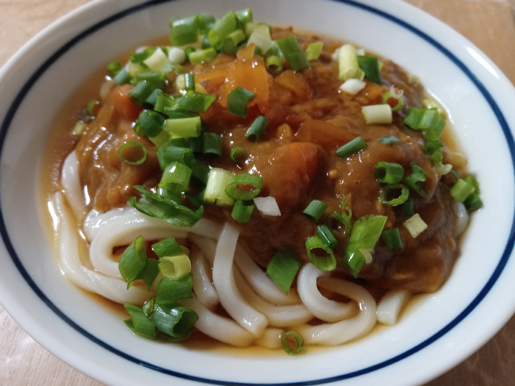 余ったカレーで◆簡単◆ぶっかけカレーうどん