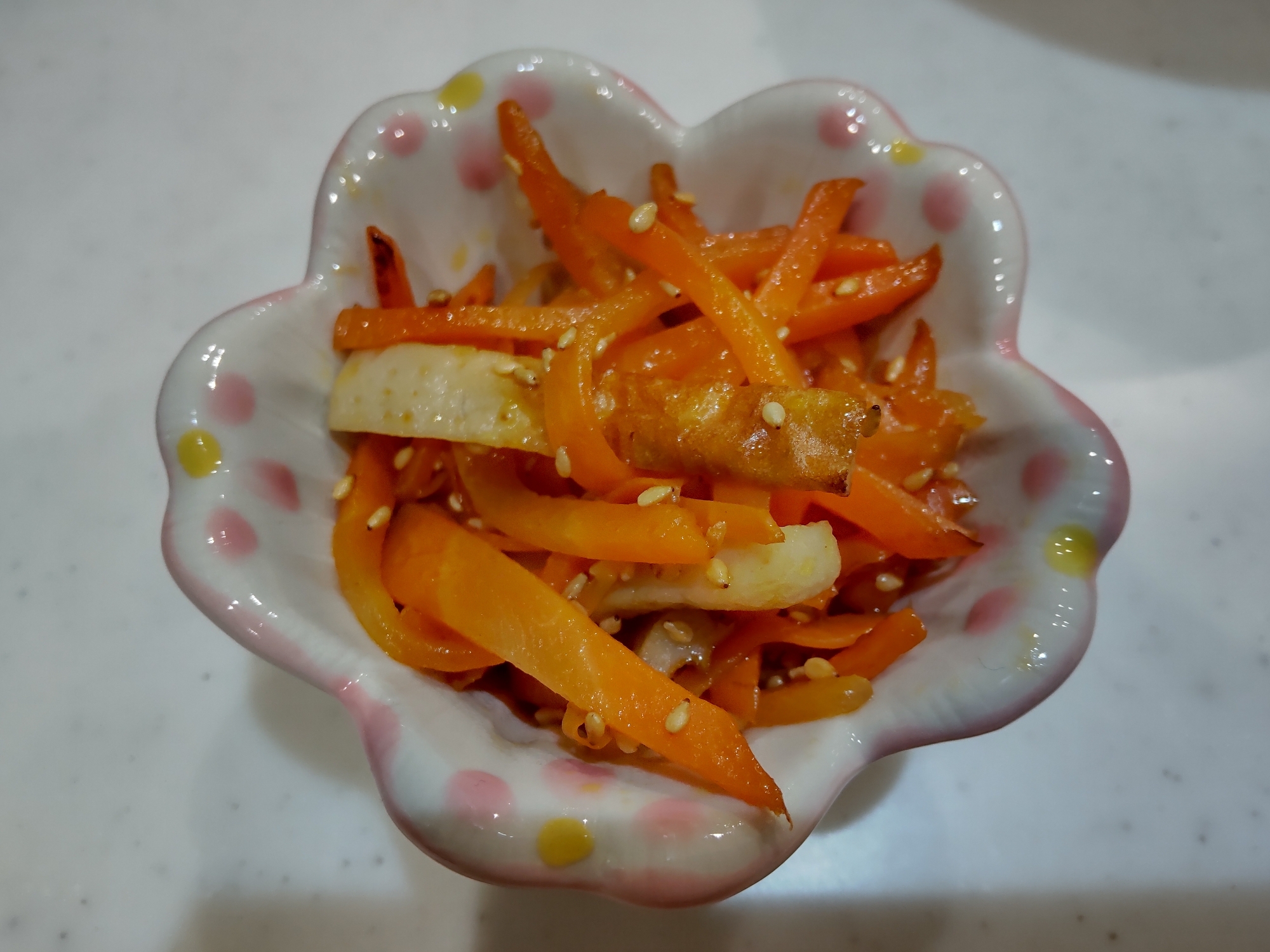 人参と竹輪の炒め物