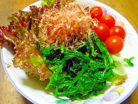 ぬき菜（大根の間引き菜）のサラダ