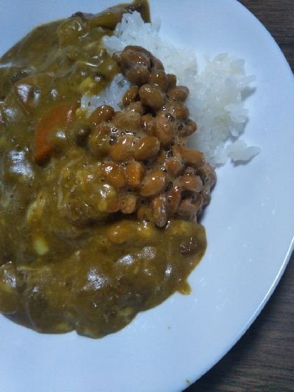 納豆チーズカレー