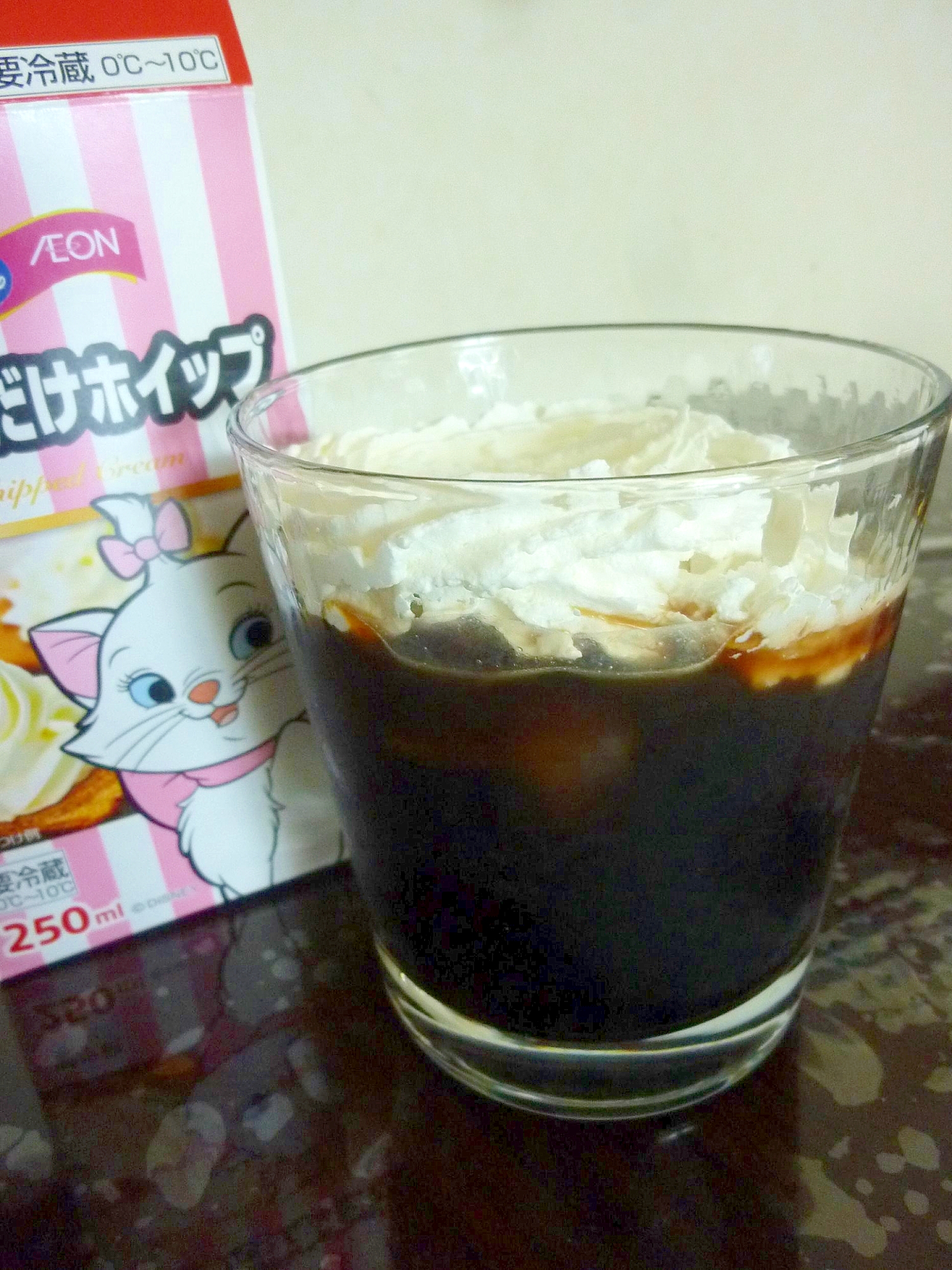 ☆香り高く♪　アイスウインナーコーヒー☆