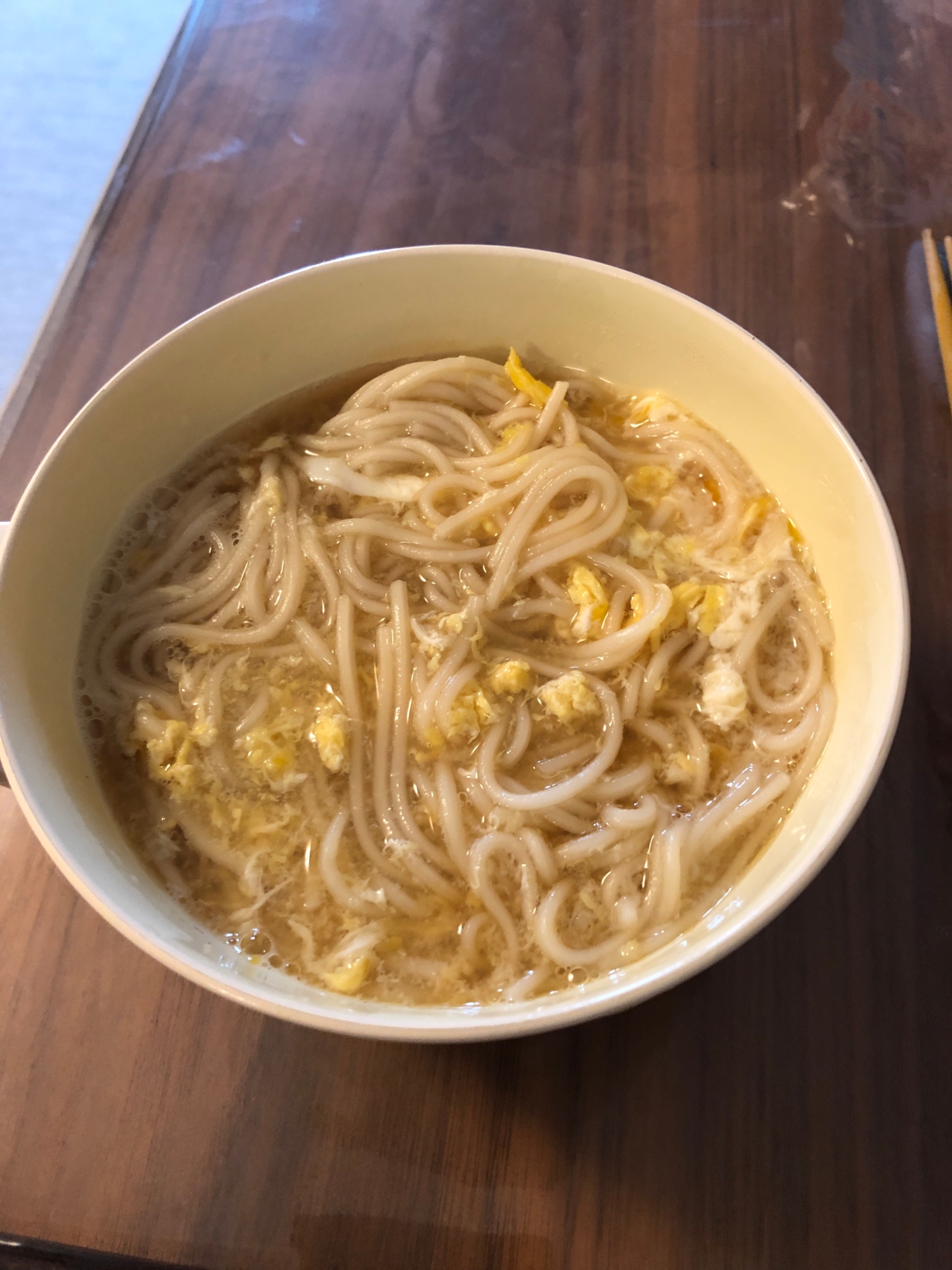 余ったそうめんで！卵にゅうめん