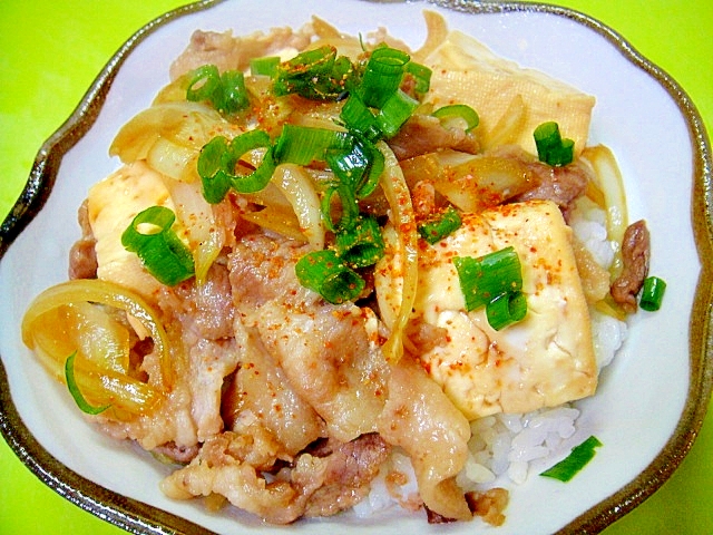 市販のすき焼きのたれで 豚肉豆腐丼 レシピ 作り方 By Mint74 楽天レシピ 市販のすき焼きのたれで 豚肉豆腐丼 レシピ 作り方 By Mint74 楽天レシピ