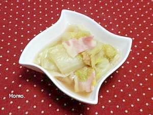 ローリエの香り 圧力鍋で白菜とベーコンの蒸し煮 レシピ 作り方 By Momo 楽天レシピ