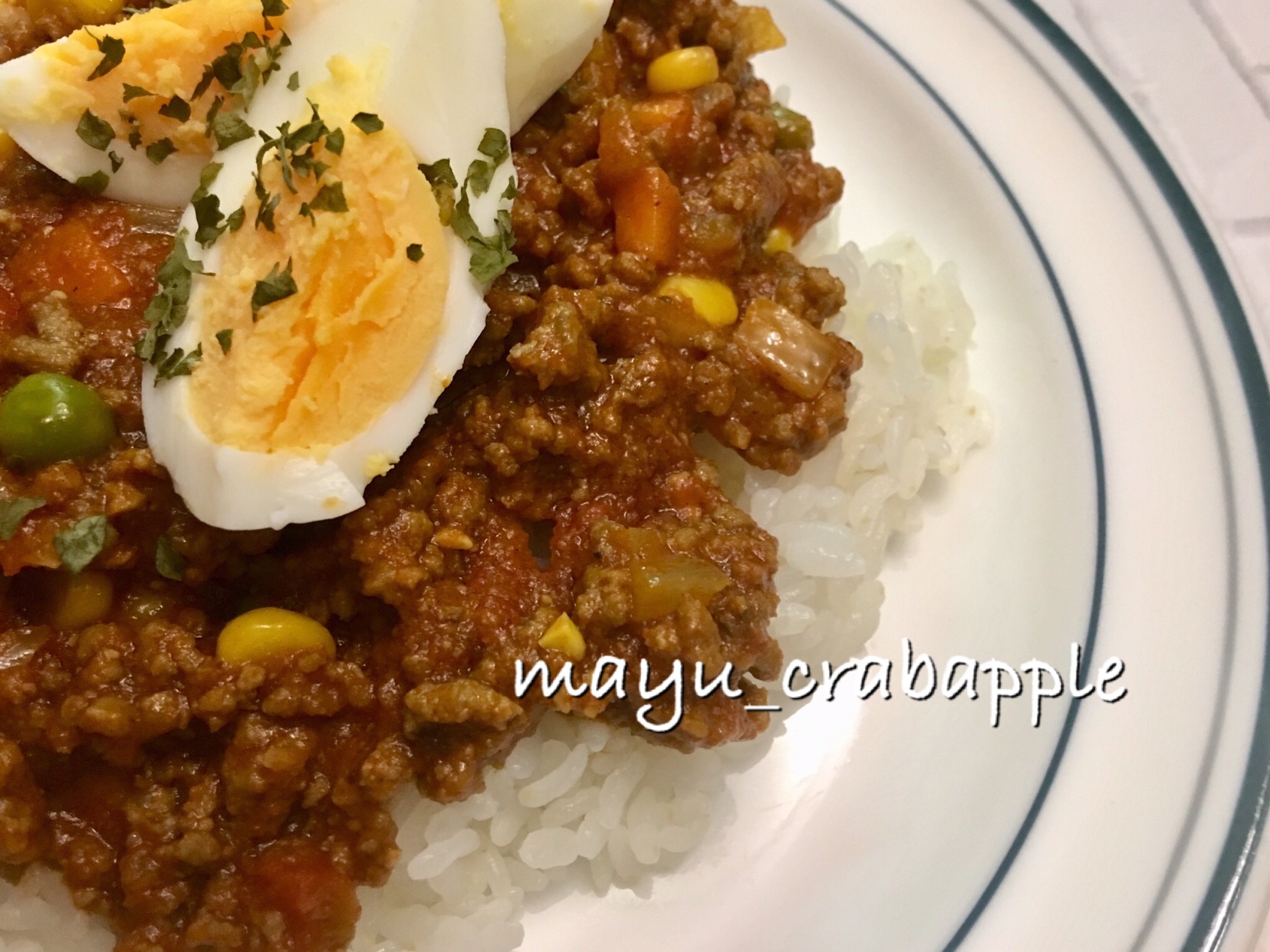 カレールーを使わないキーマカレー