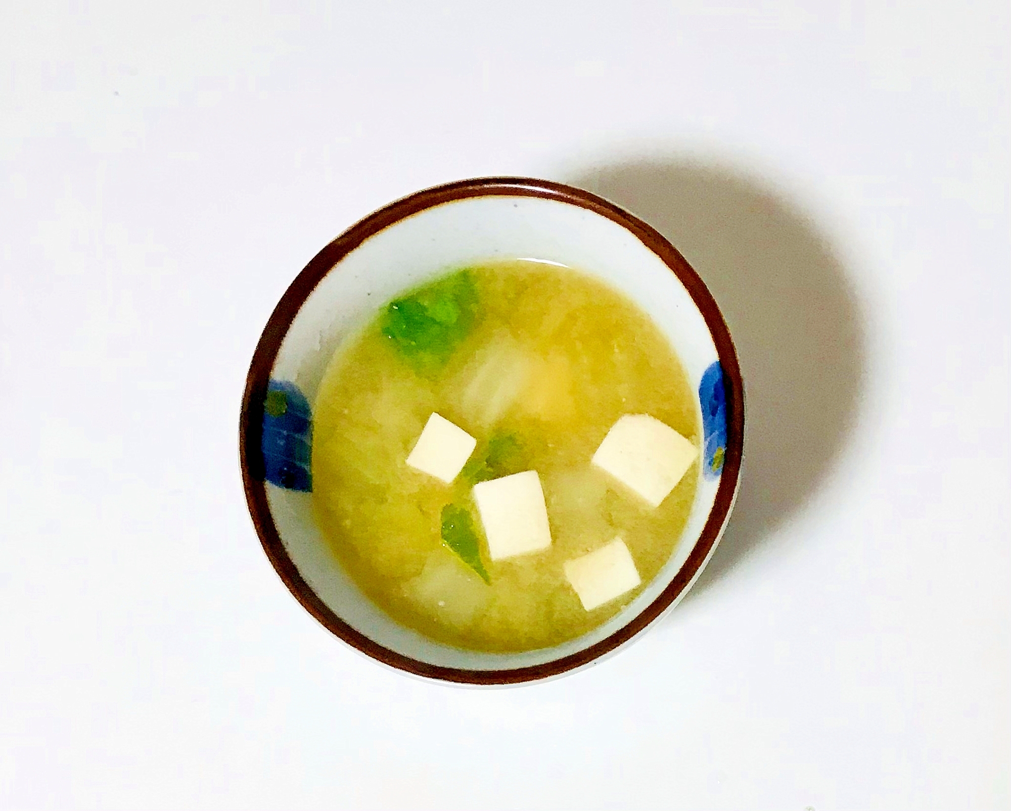 簡単白菜の豆腐味噌汁