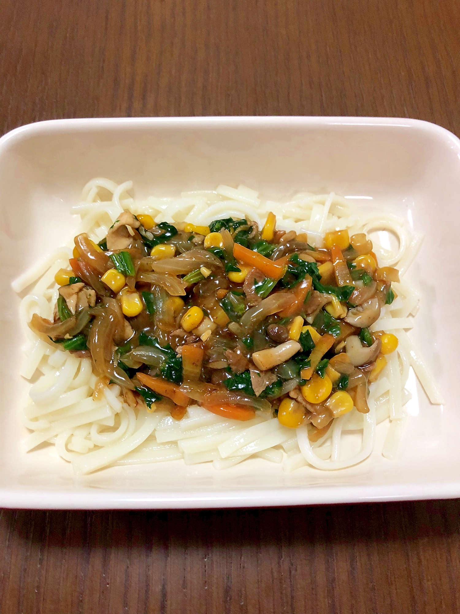 [幼児食] 取り分け可能！野菜あんかけうどん！