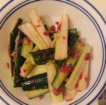山椒が余ってたので作らせていただきました。
箸休めにぴったりの副菜ができました！
