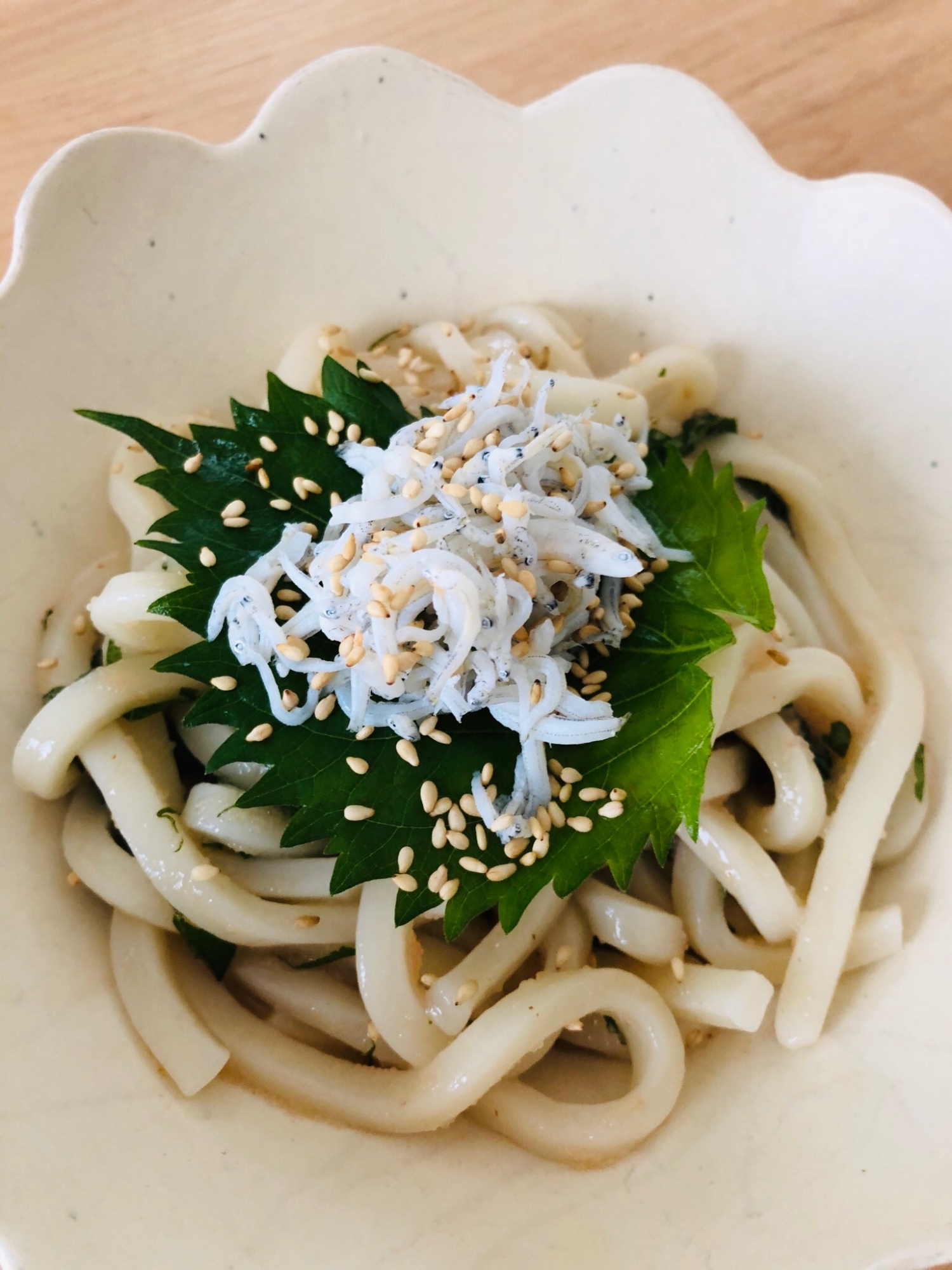 冷やし辛子明太子うどん