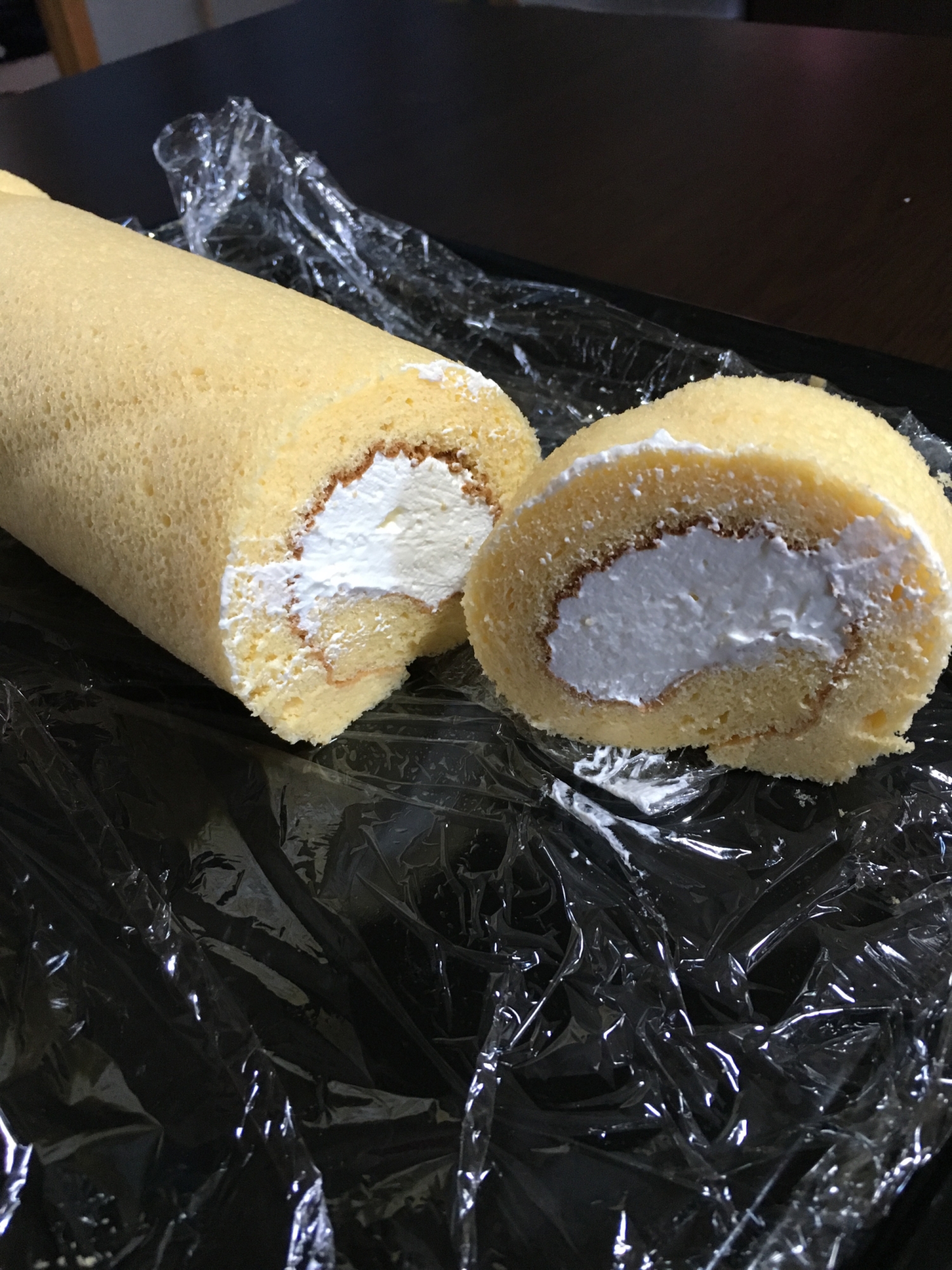 ふわふわ☆生クリーム ロールケーキ