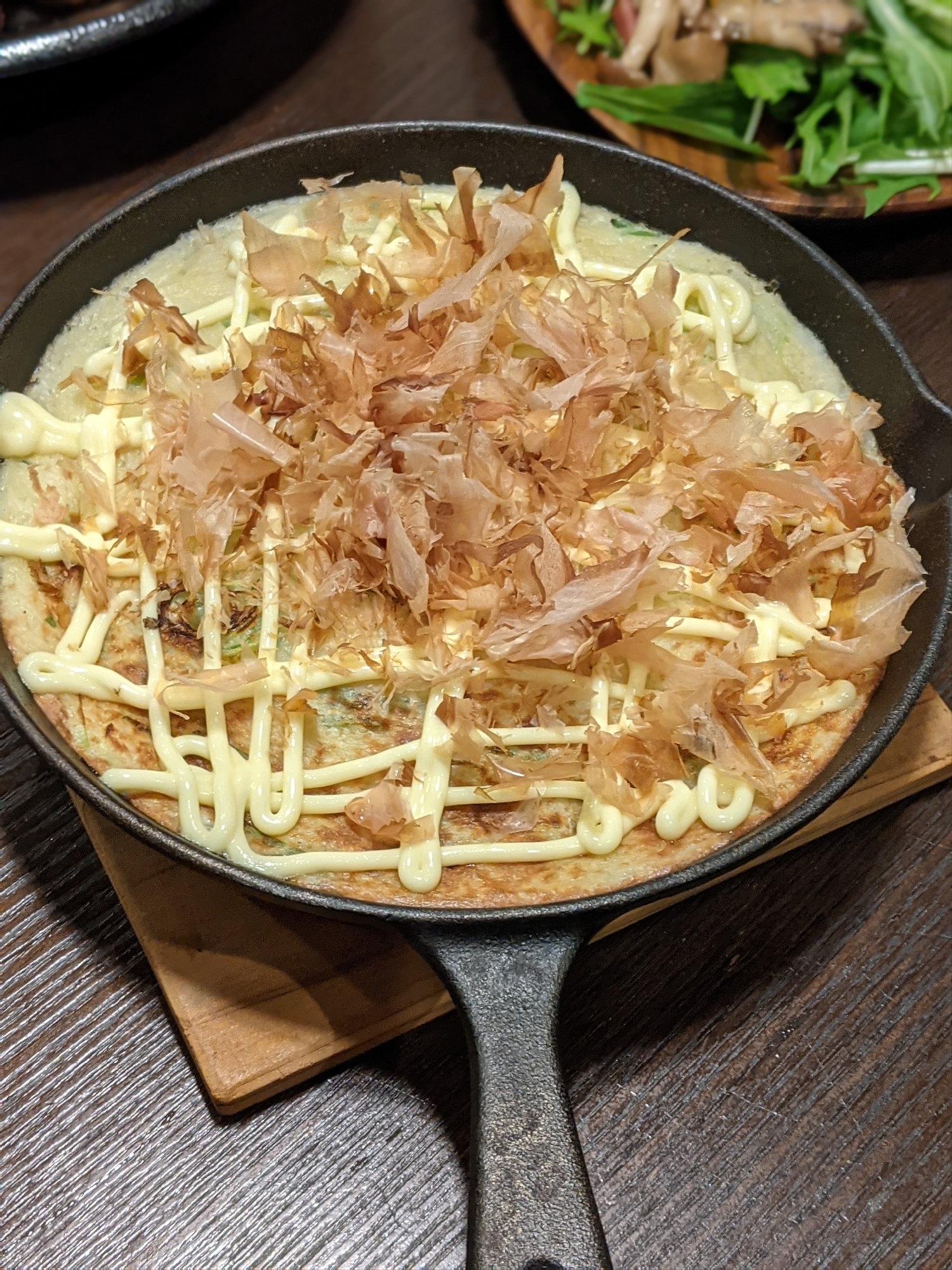 アツアツ!スキレットで山芋ステーキ