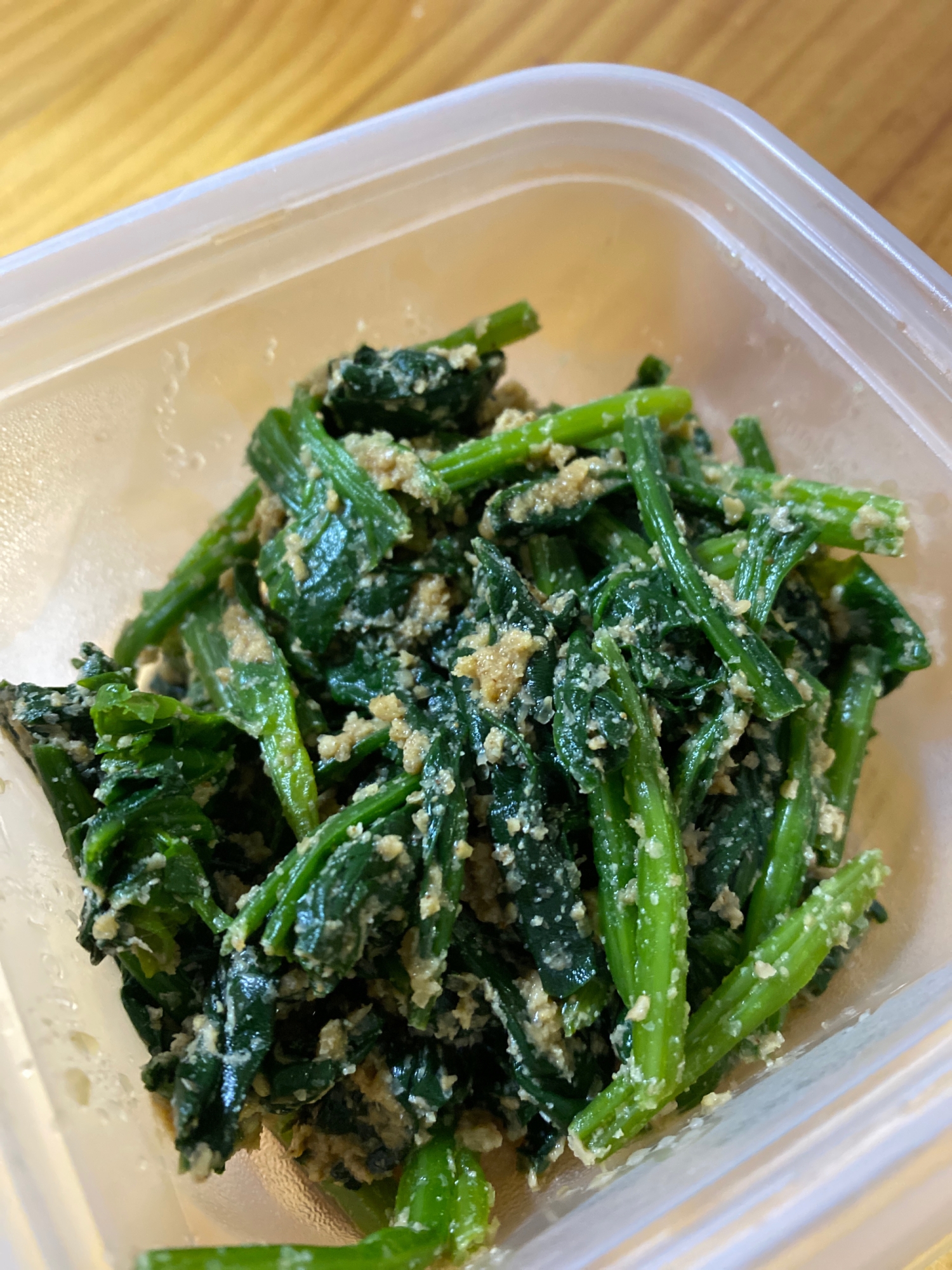 甘めで子供もぱくぱく ほうれん草の胡麻和え レシピ 作り方 By なべこん 楽天レシピ 甘めで子供もぱくぱく ほうれん草の胡麻和え レシピ 作り方 By なべこん 楽天レシピ