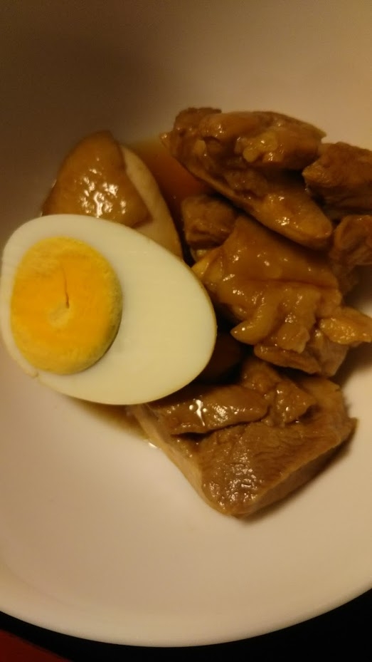 鶏モモ肉の味ぽん煮