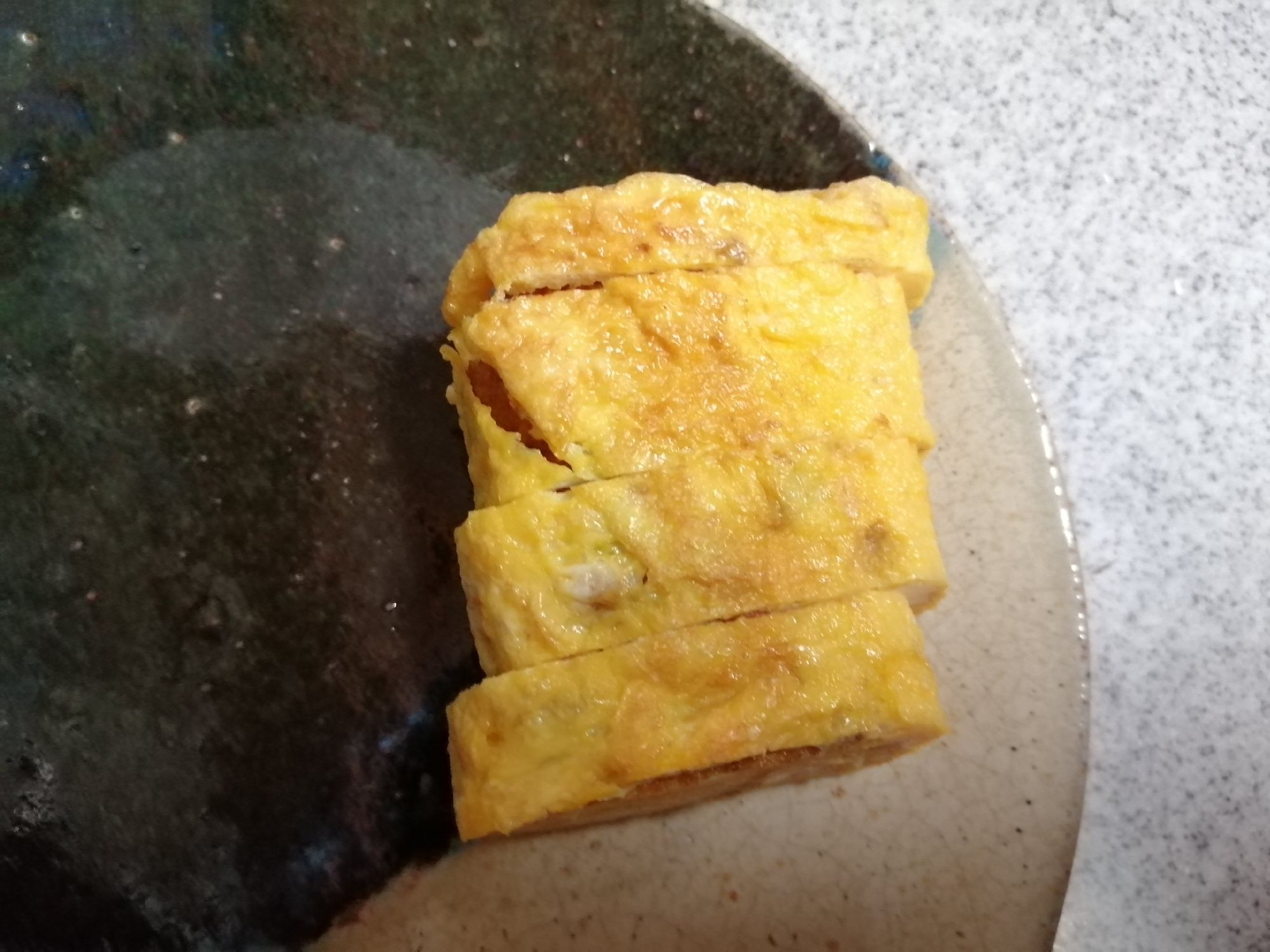 高野豆腐パウダー入り卵焼き