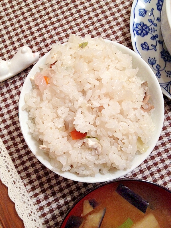 豚汁リメイク☆豚汁ご飯