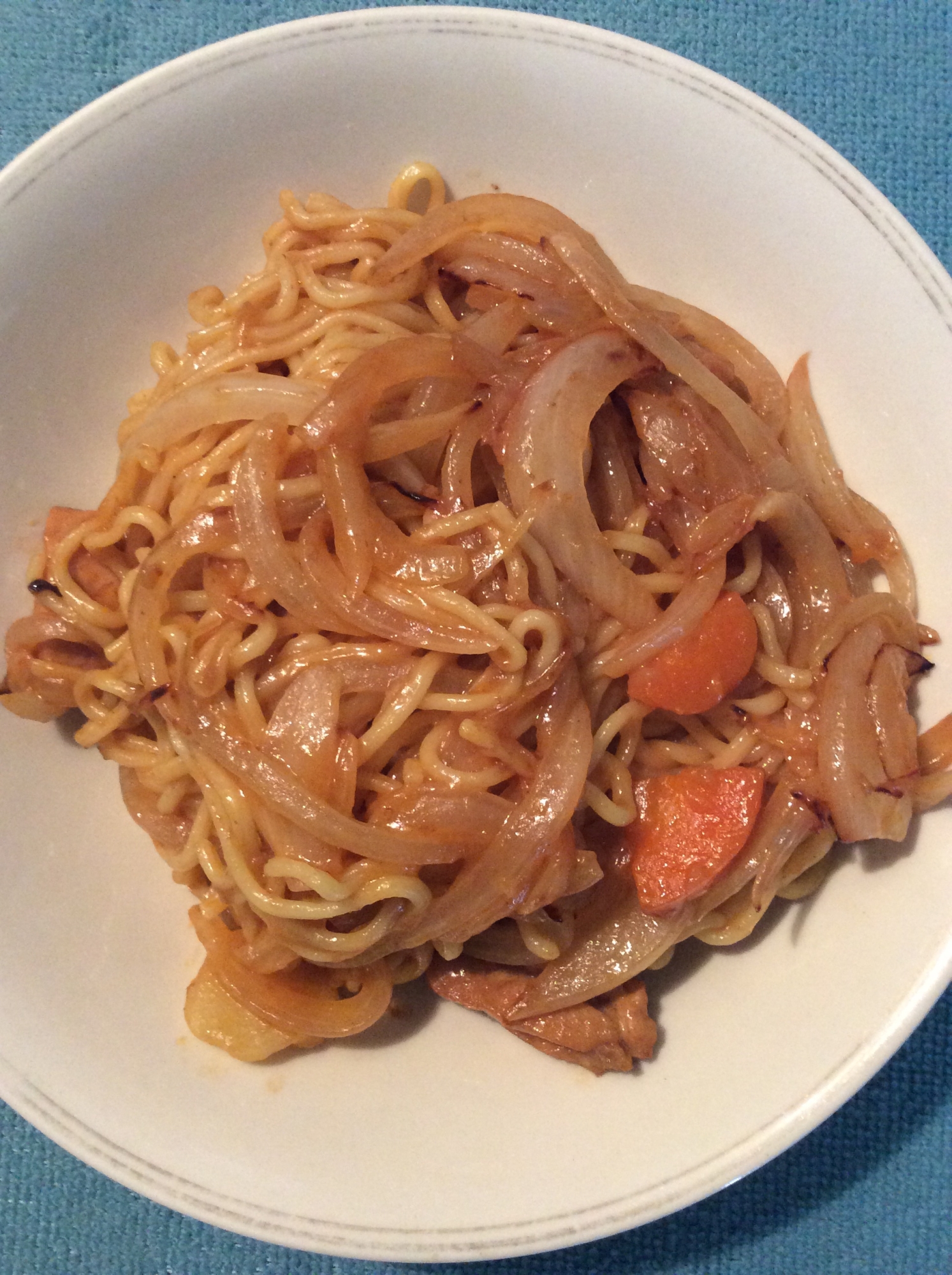 カレーリメイク♪カレー焼きそば