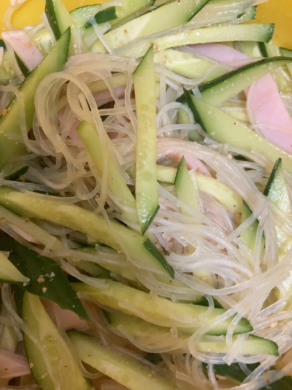 給食のあの味☆春雨の中華風サラダ