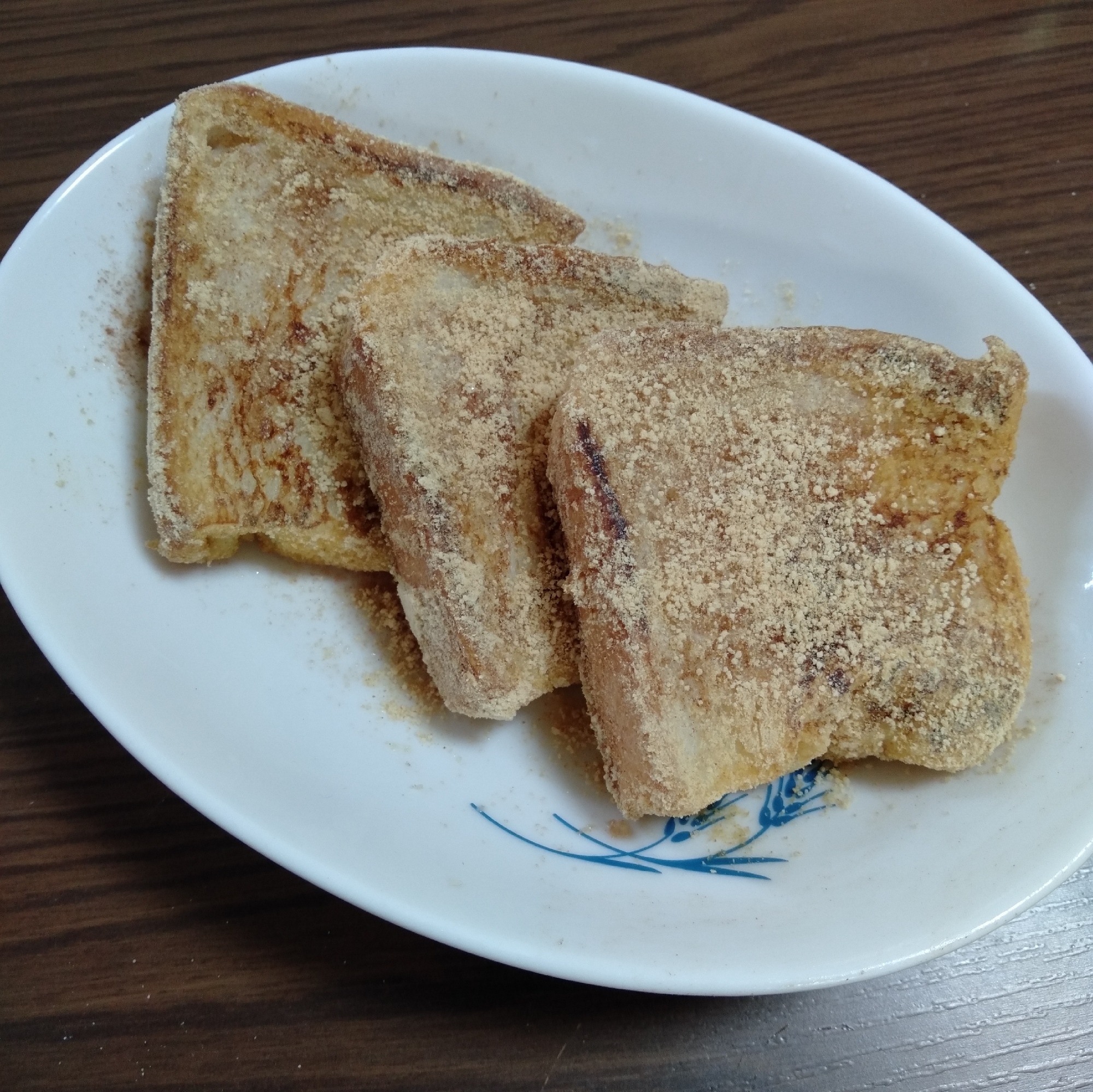 ミルクきな粉トースト　〜食パンアレンジ〜