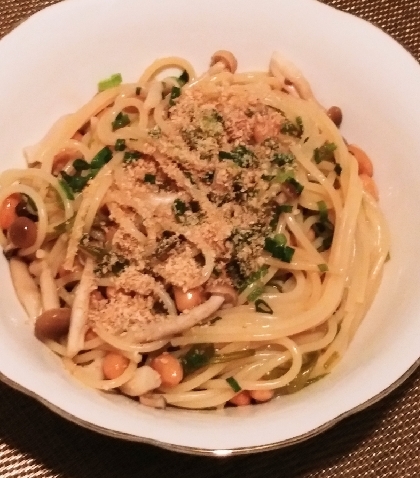 めかぶ納豆パスタ＋＋