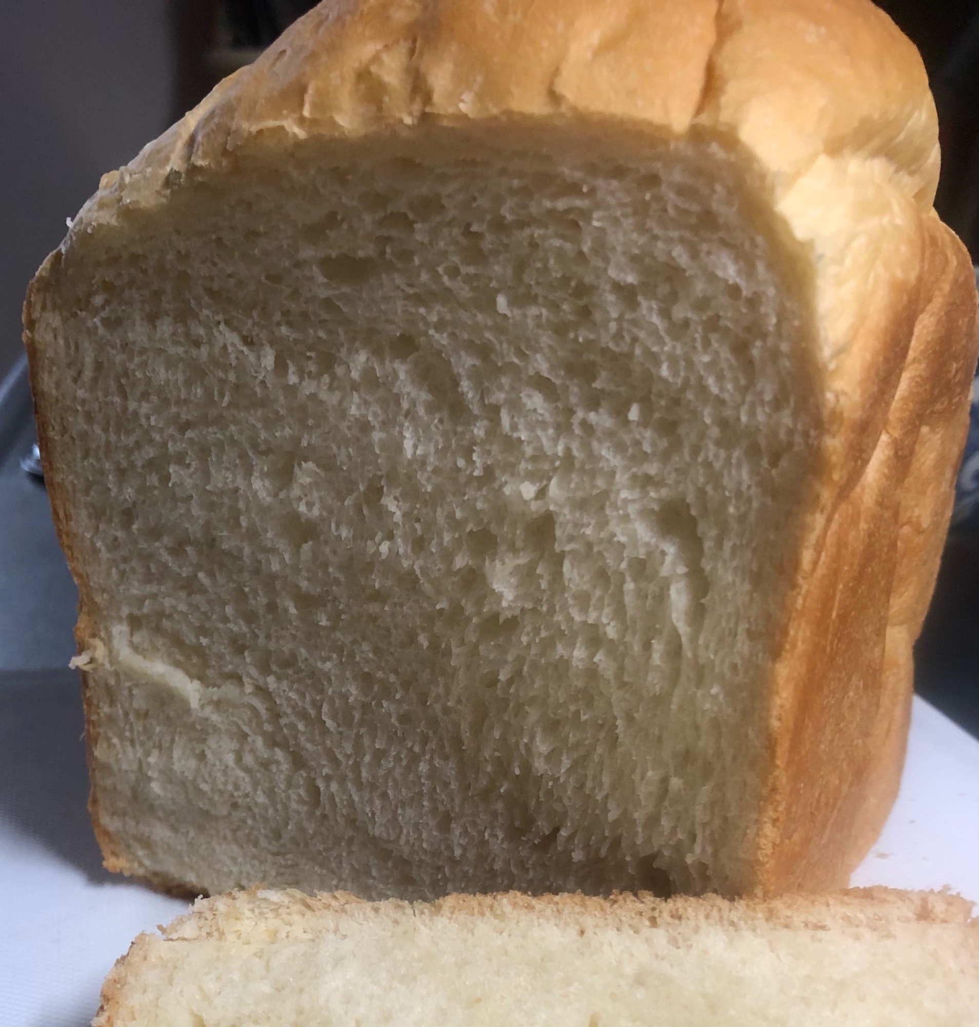 HBでもちもちミルク食パン(レンチン湯種)