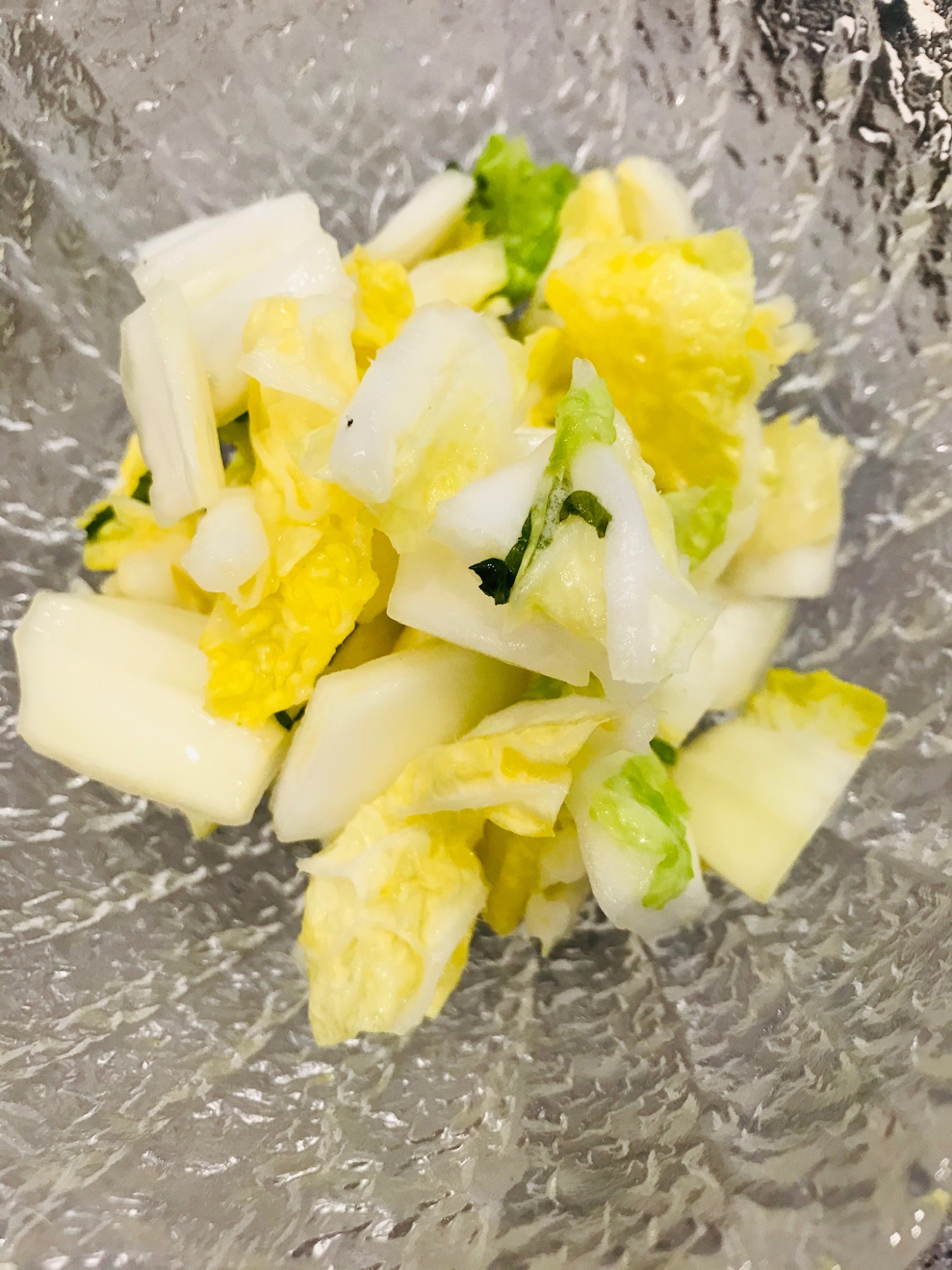 白菜と大葉の柚子浅漬け