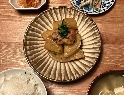 大根と鶏肉の甘辛煮