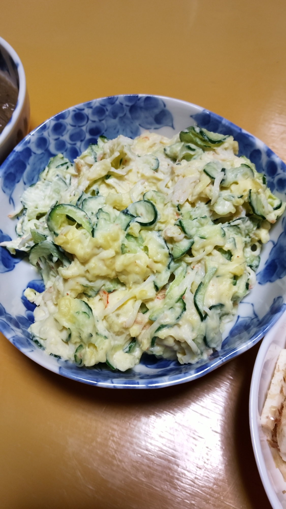 カニカマ入りポテサラ