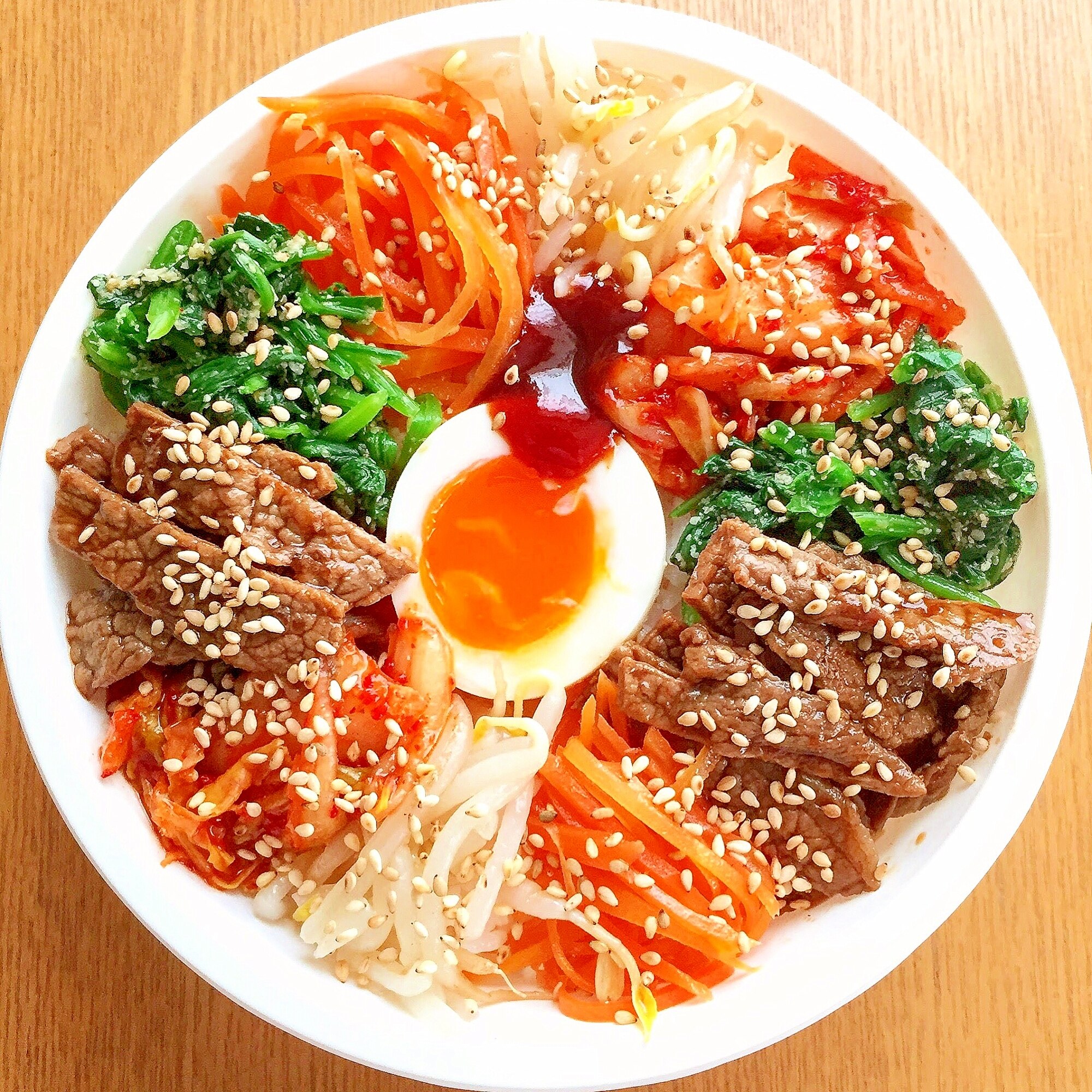 映える！彩りあざやかビビンバ弁当 レシピ・作り方 by ミートソース