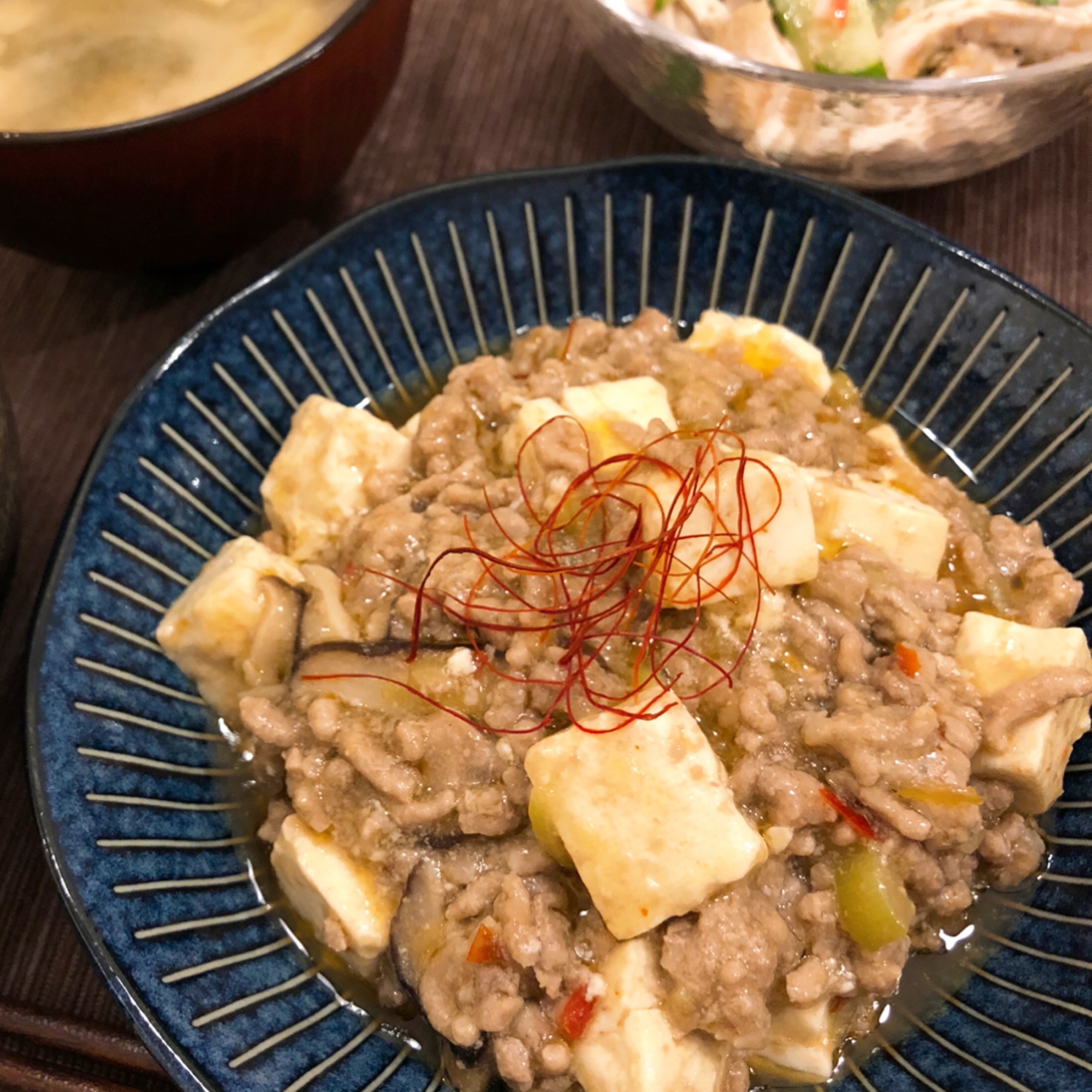 お肉たっぷり麻婆豆腐