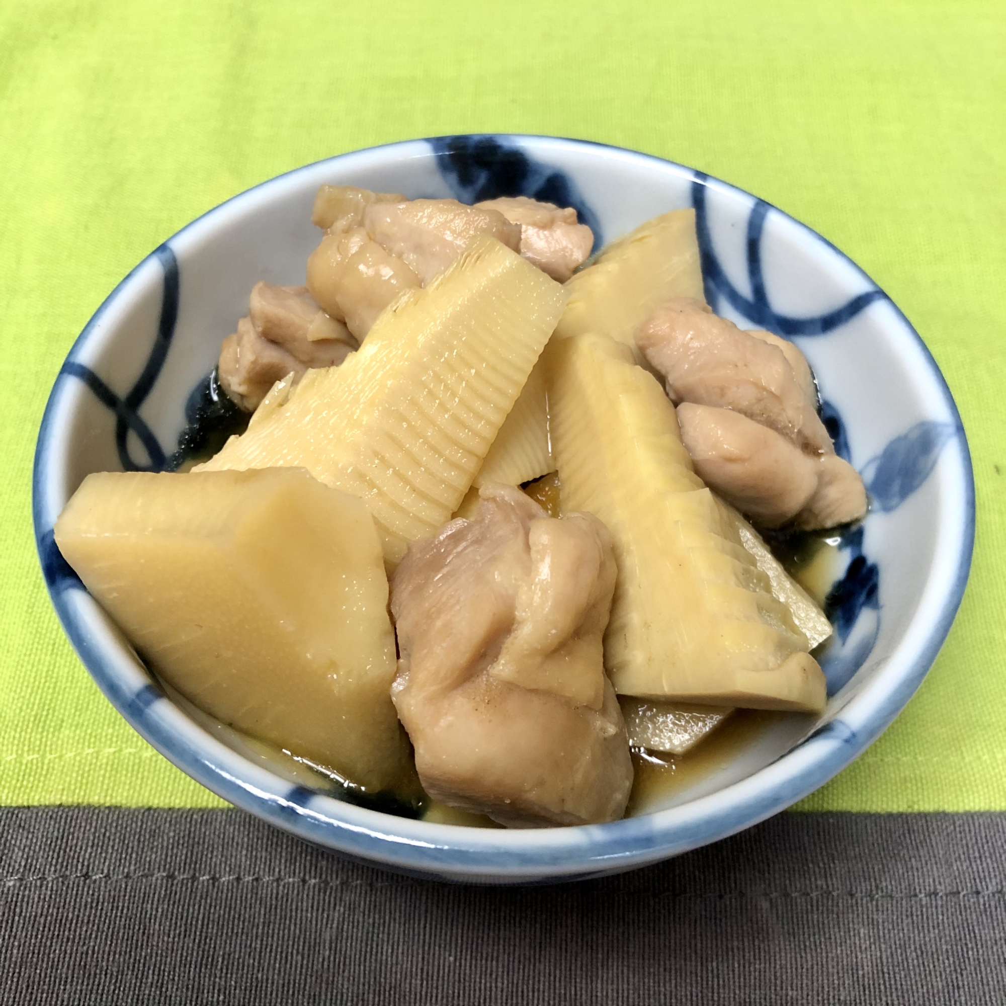 タケノコと鶏肉の甘辛煮