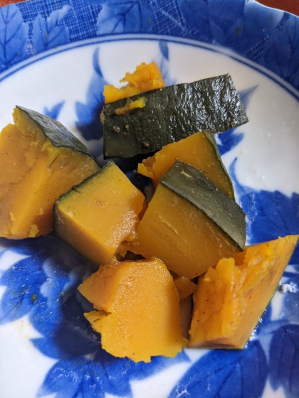 レンジで３分☆冷凍かぼちゃのシナモン煮