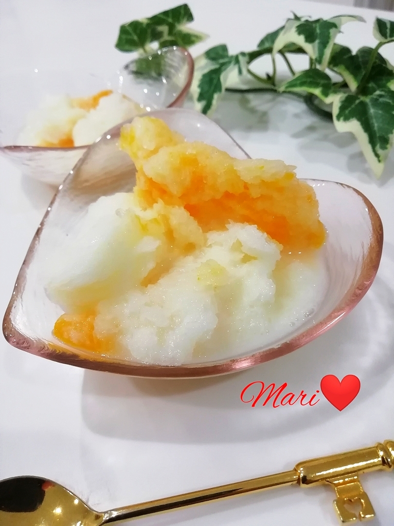 カルピスで みかん入りシャーベット レシピ 作り方 By Mariまり 楽天レシピ カルピスで みかん入りシャーベット レシピ 作り方 By Mariまり 楽天レシピ