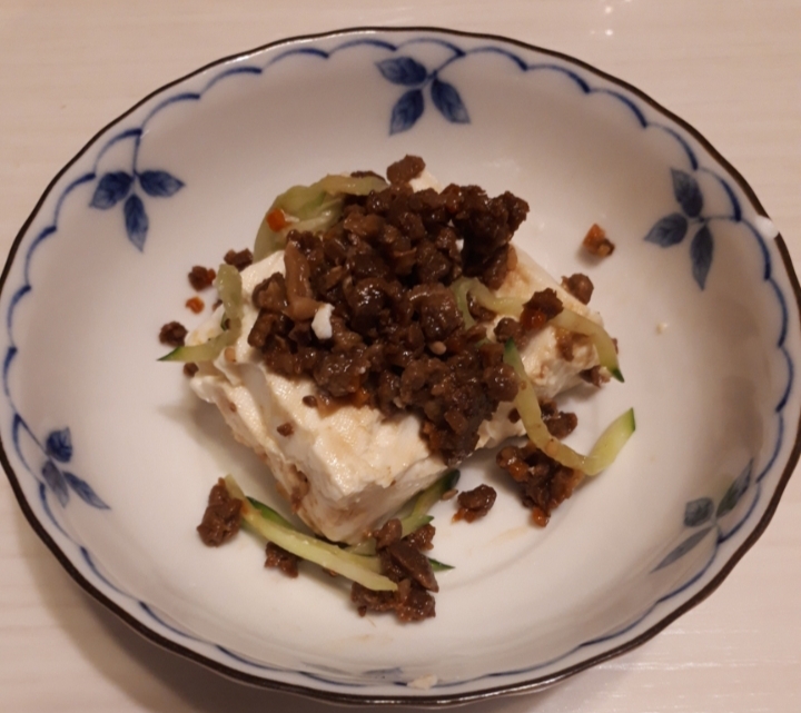 ヘルシー❣️大豆ミートの肉味噌豆腐