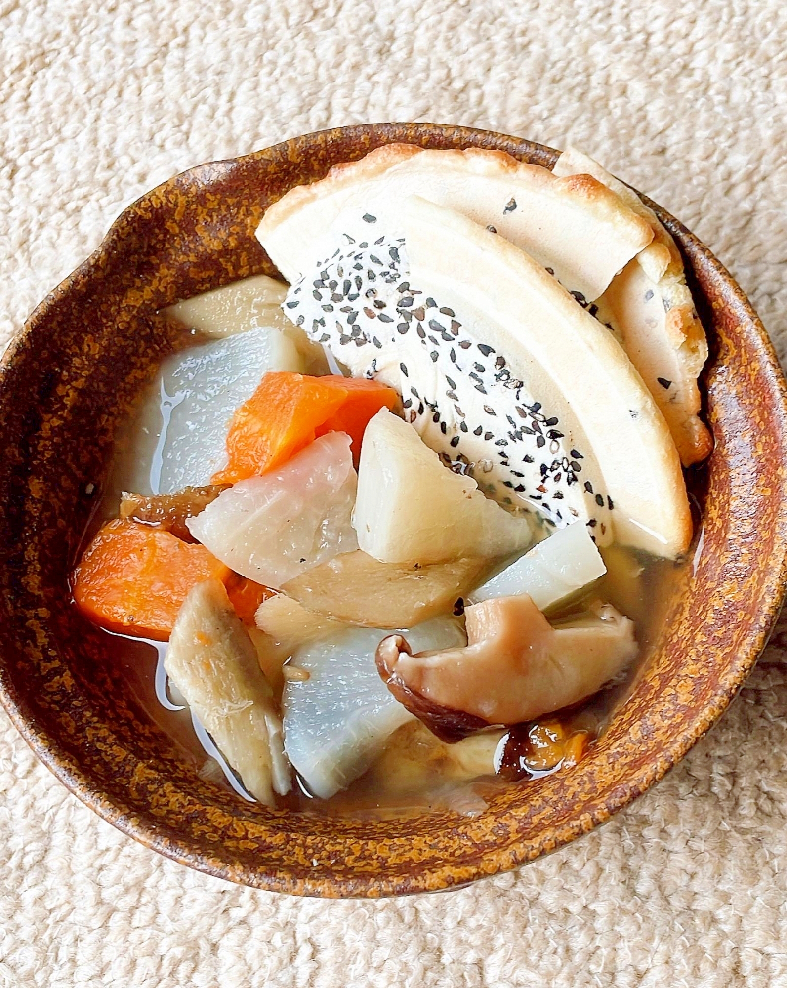 青森☆せんべい汁