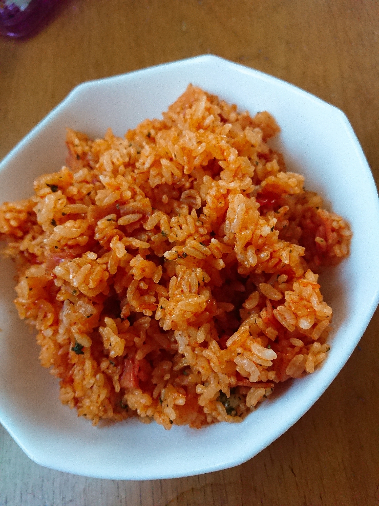 残ったご飯でチキンライス