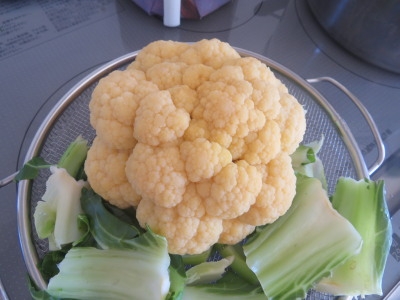 カリフラワーの茹で方