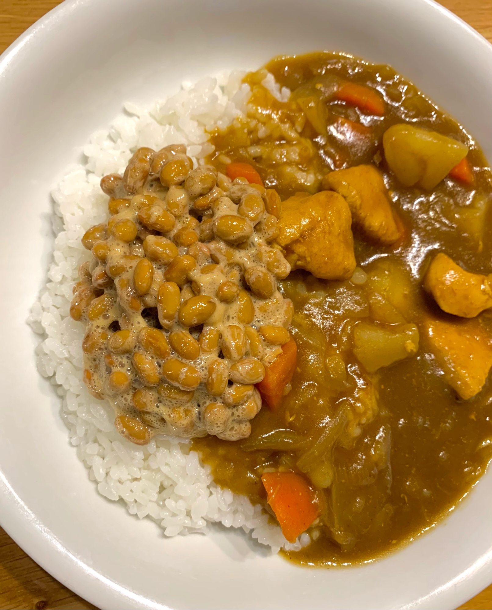 栄養満点☆納豆カレー