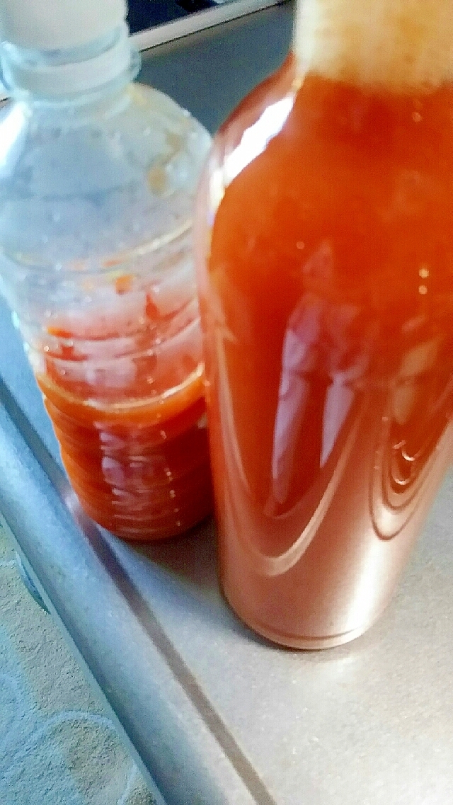 圧力鍋で保存も効くミニトマトのジュース