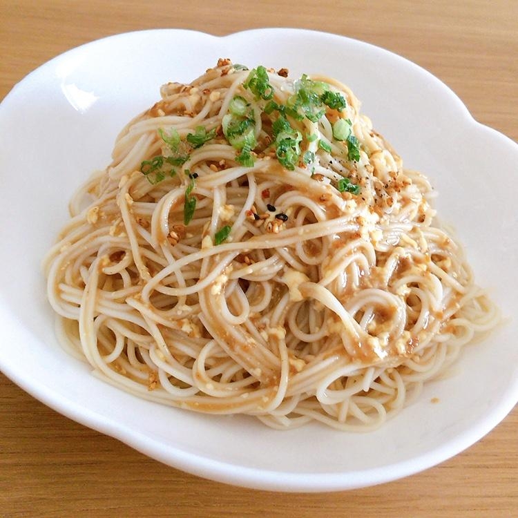 【アレンジ】味噌マヨそうめん★*。