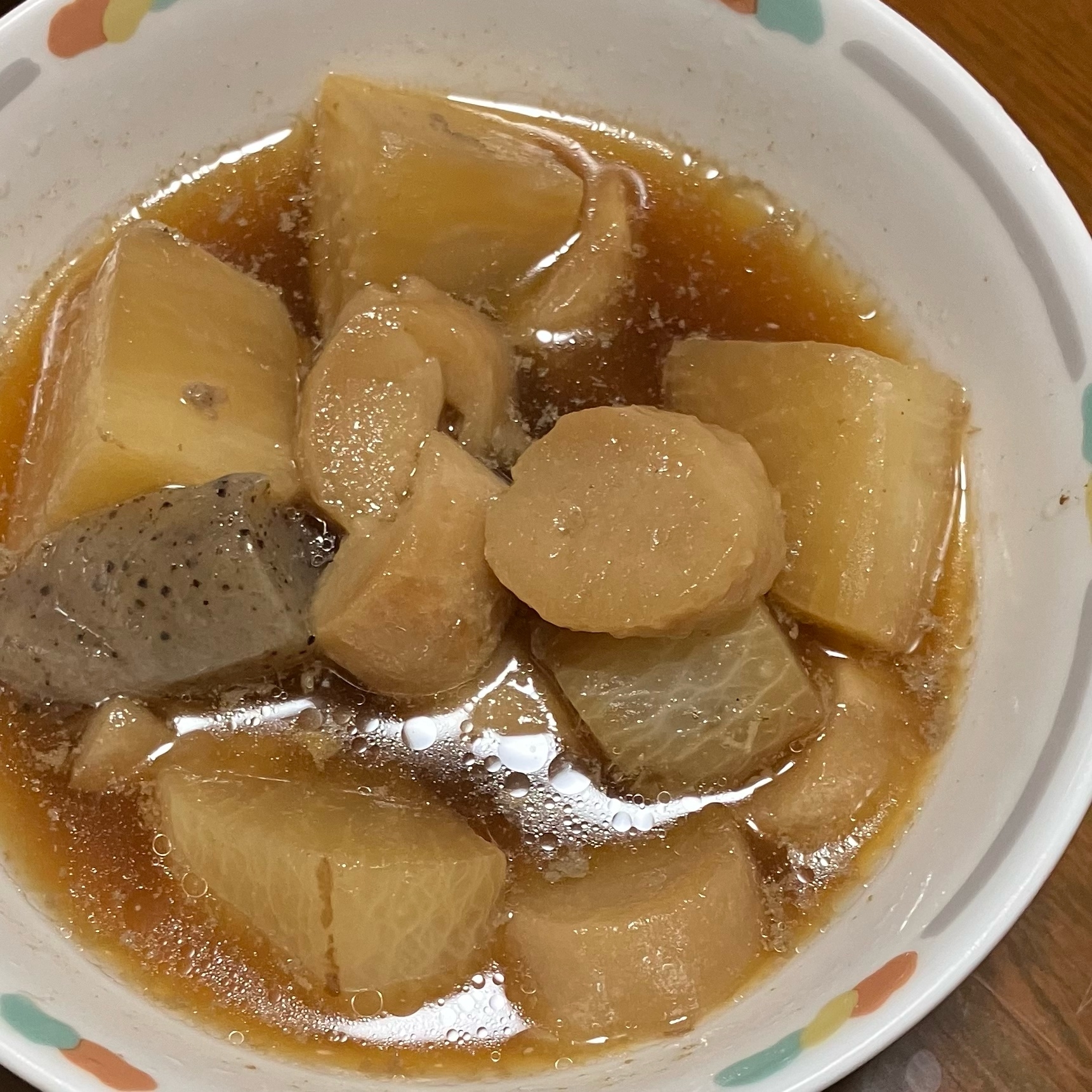 圧力鍋で《お麩入り煮汁も無駄にしない煮物》