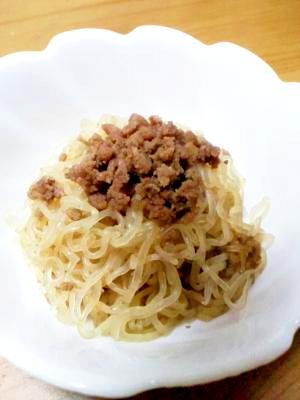 牛そぼろと白滝のすき焼き風炒り煮