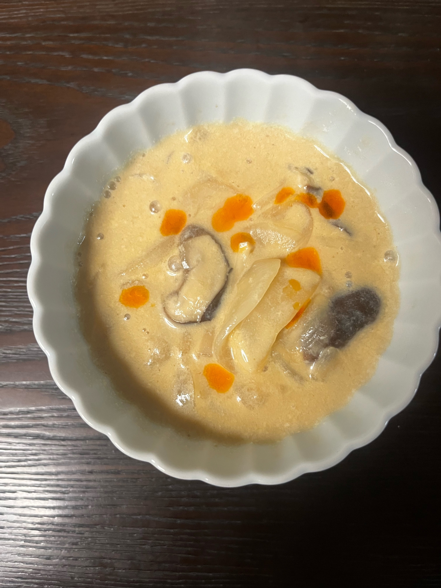 新玉ねぎの中華スープ