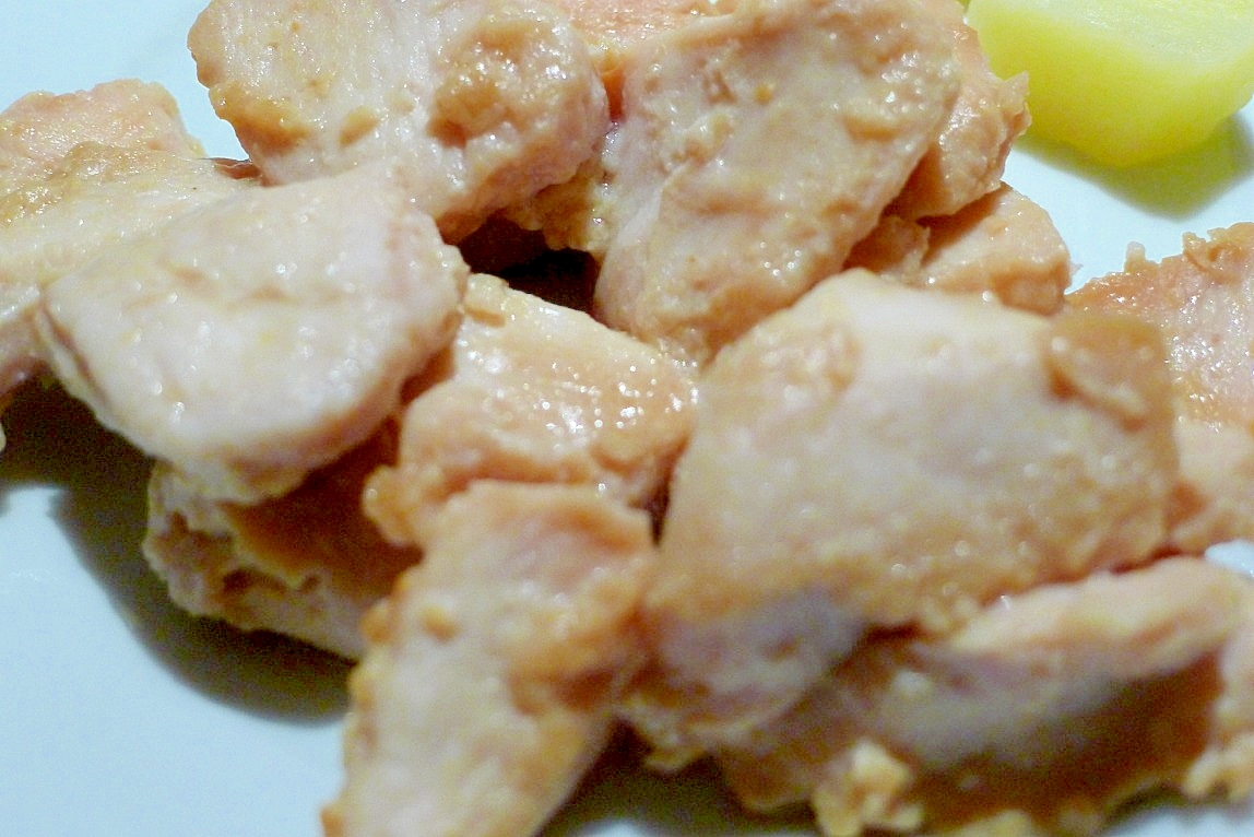 鶏胸肉の味噌マヨ焼き