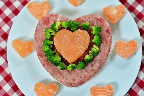 ハート型を使った♡ハートの形の押し寿司