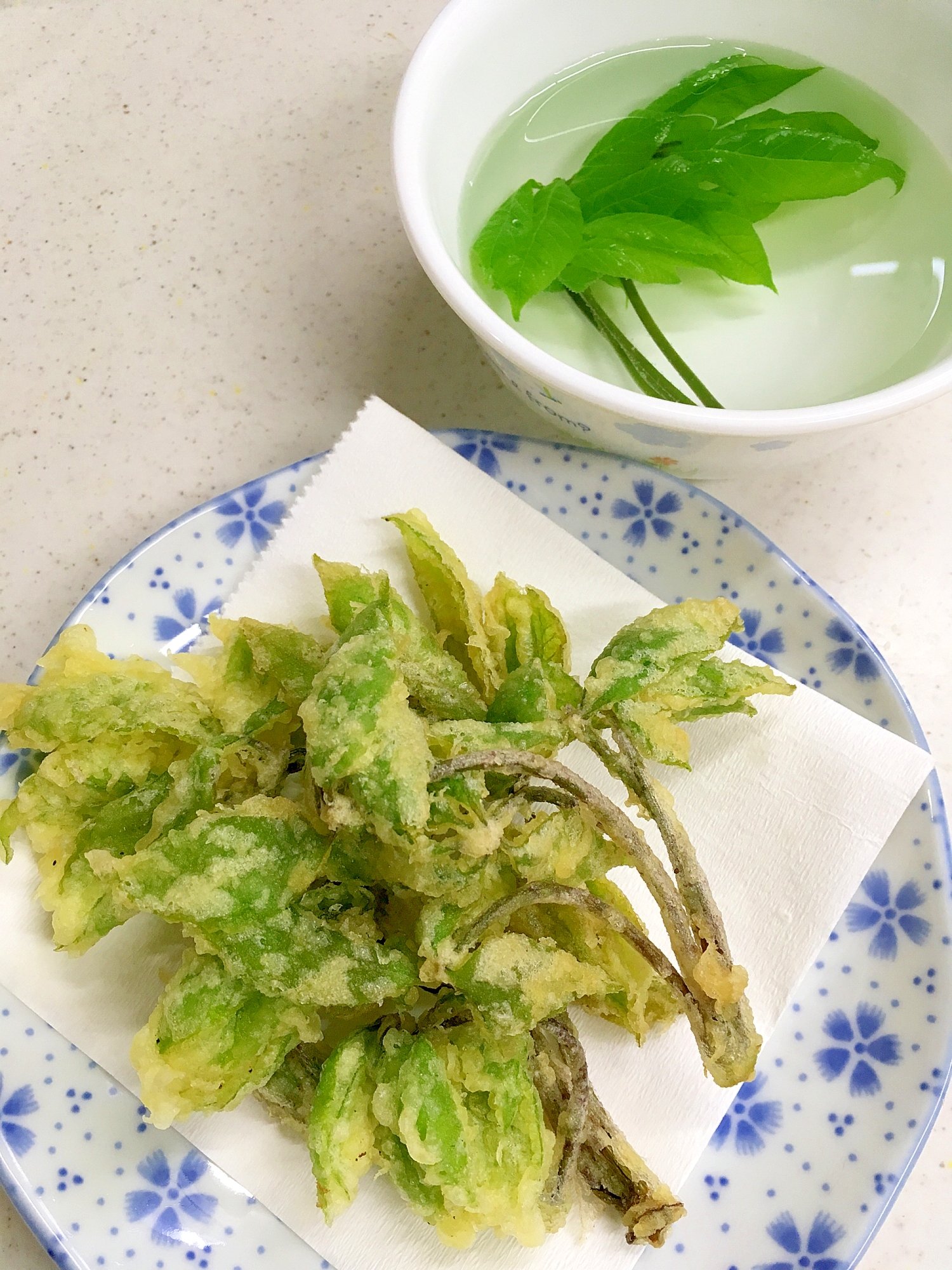 コシアブラ　山菜の天ぷら