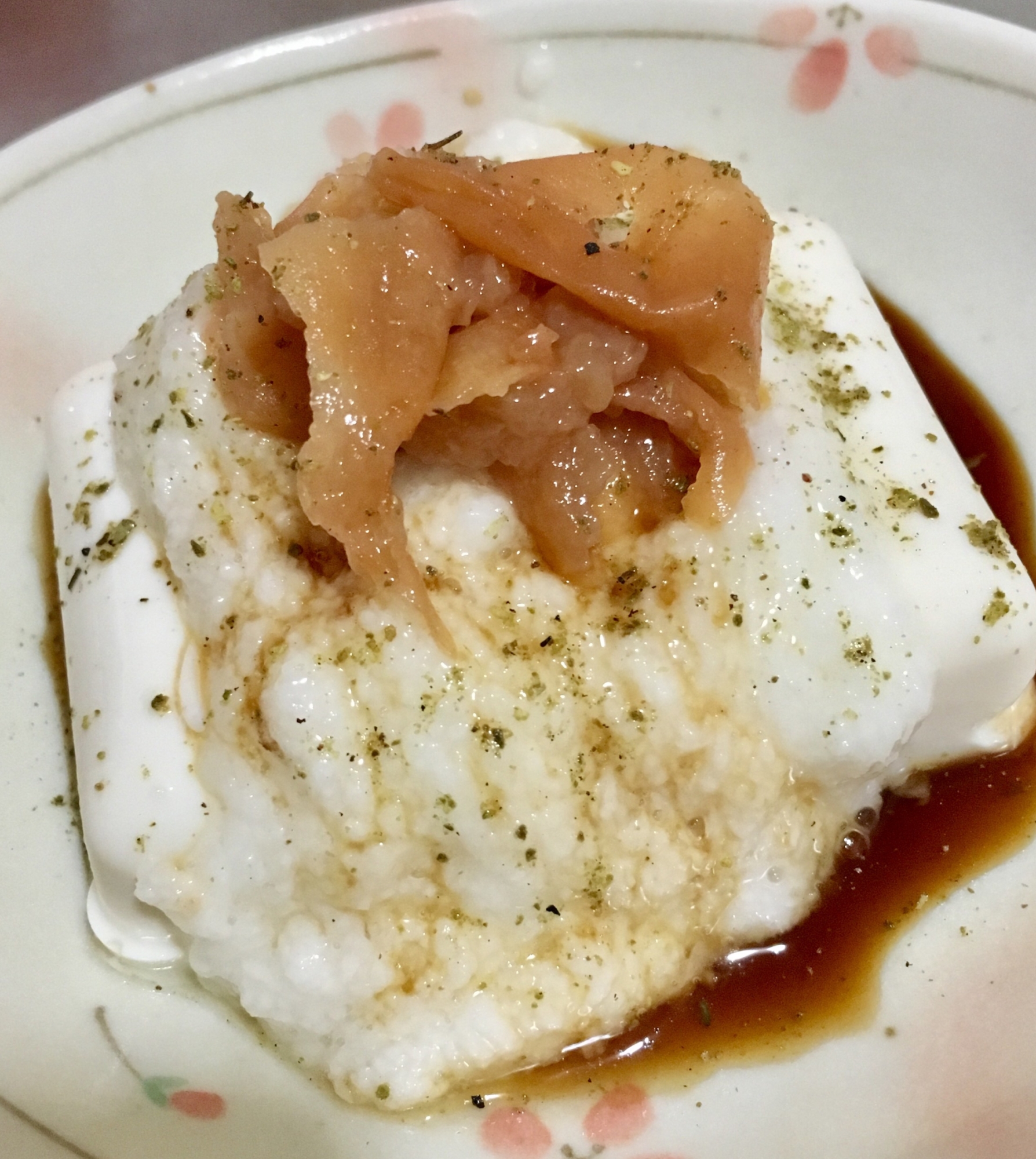 豆腐〜梅とろろのせ〜